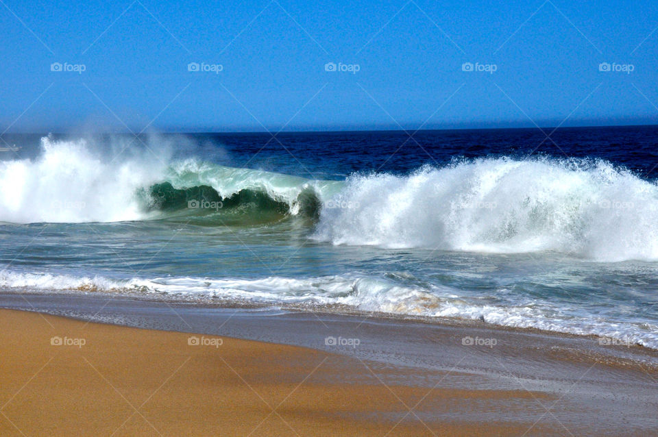 cabo san lucas mexico ocean blue sand by angelnajera