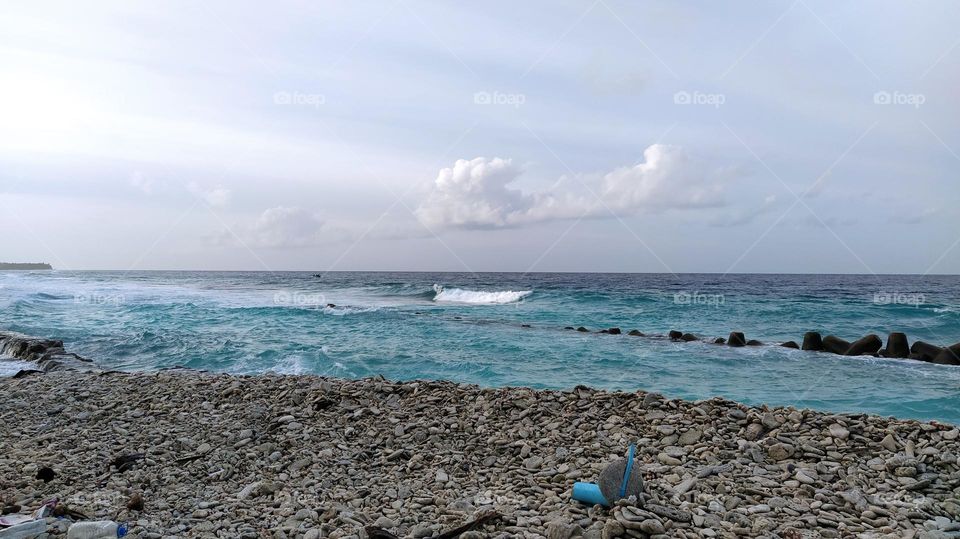 most beautiful sea beach photo captured in Maldives