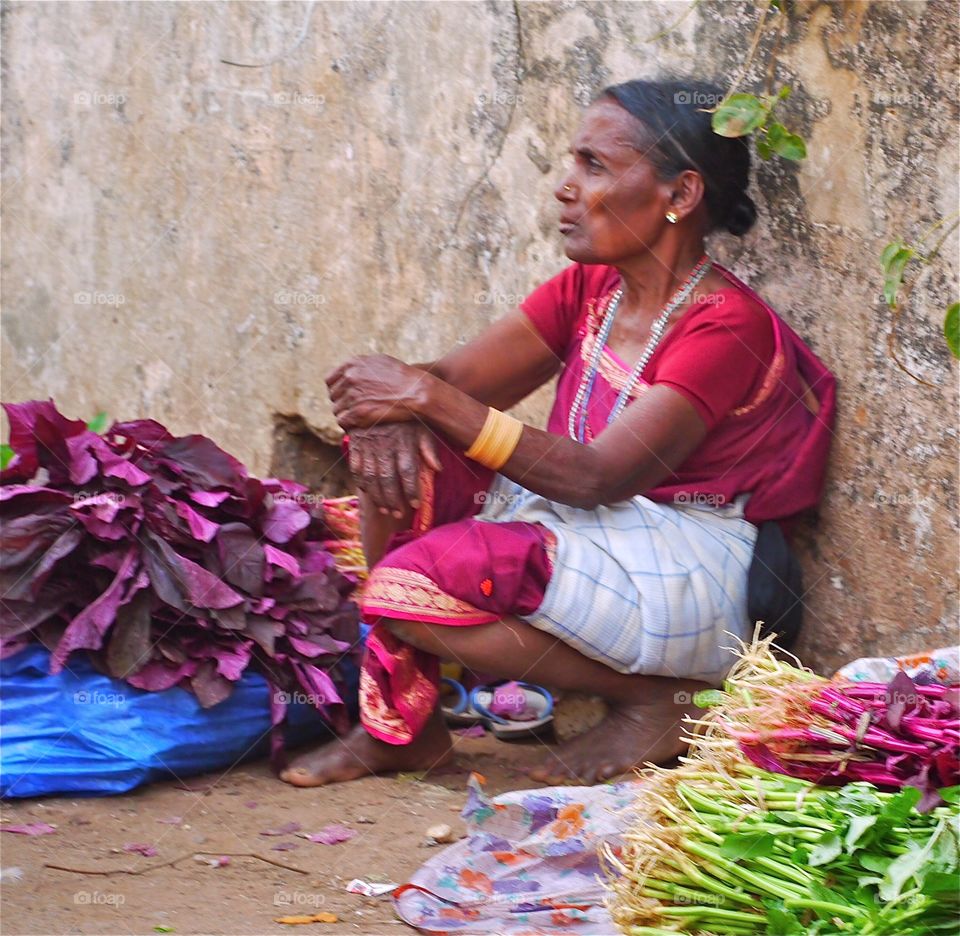 At the market 