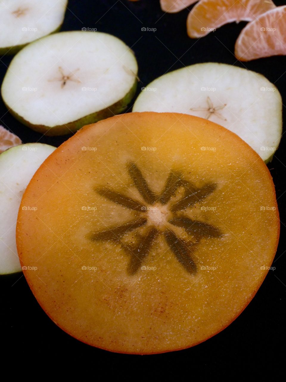 persimmon close up 