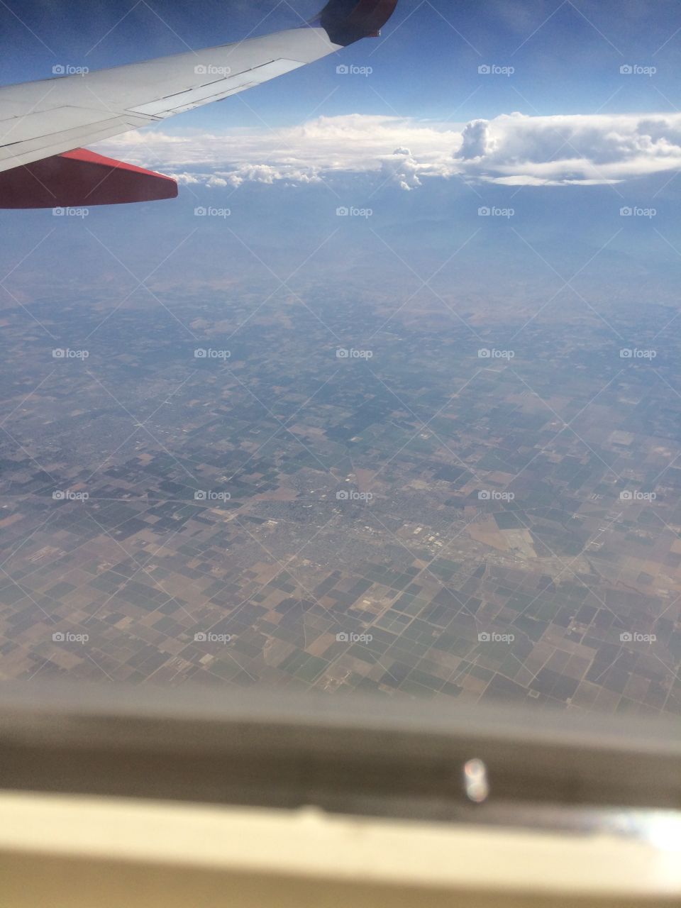 View from plane 