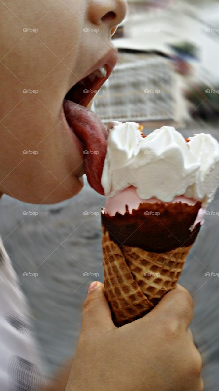 comendo sorvete  - Ice cream