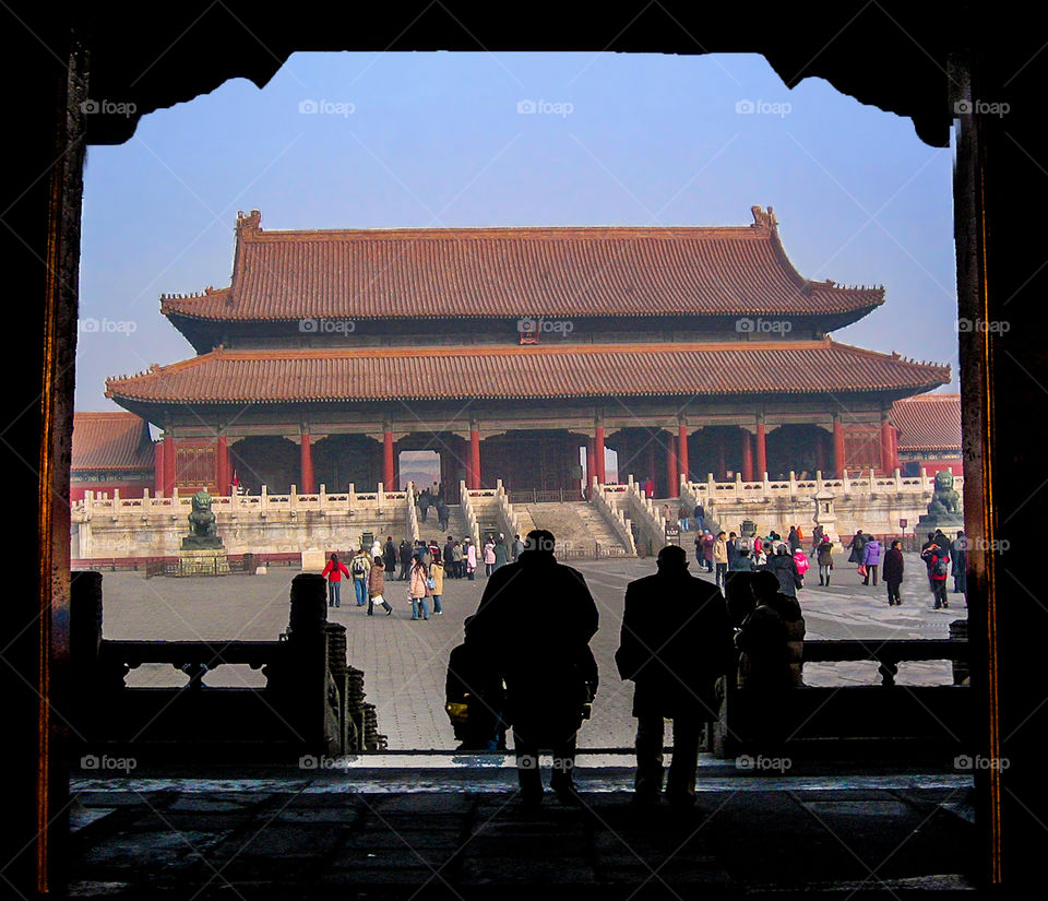 Forbidden city in Beijing. 