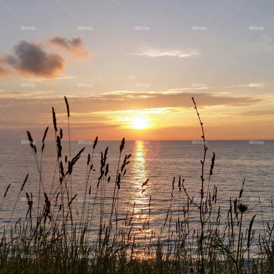 Sunset at Lake Erie Ohio