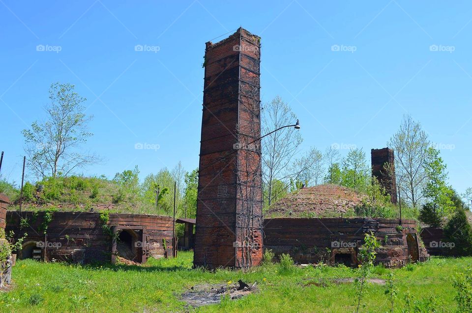 Abandoned Medora Shale Brick Plant, Medora, IN