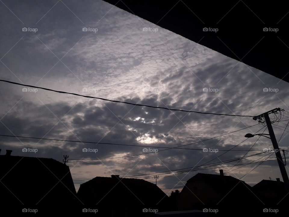 beautiful sky in Novi Sad, Serbia😍