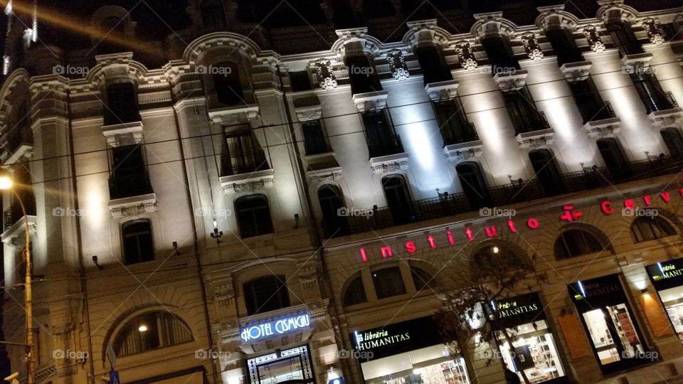 Bucharest at night