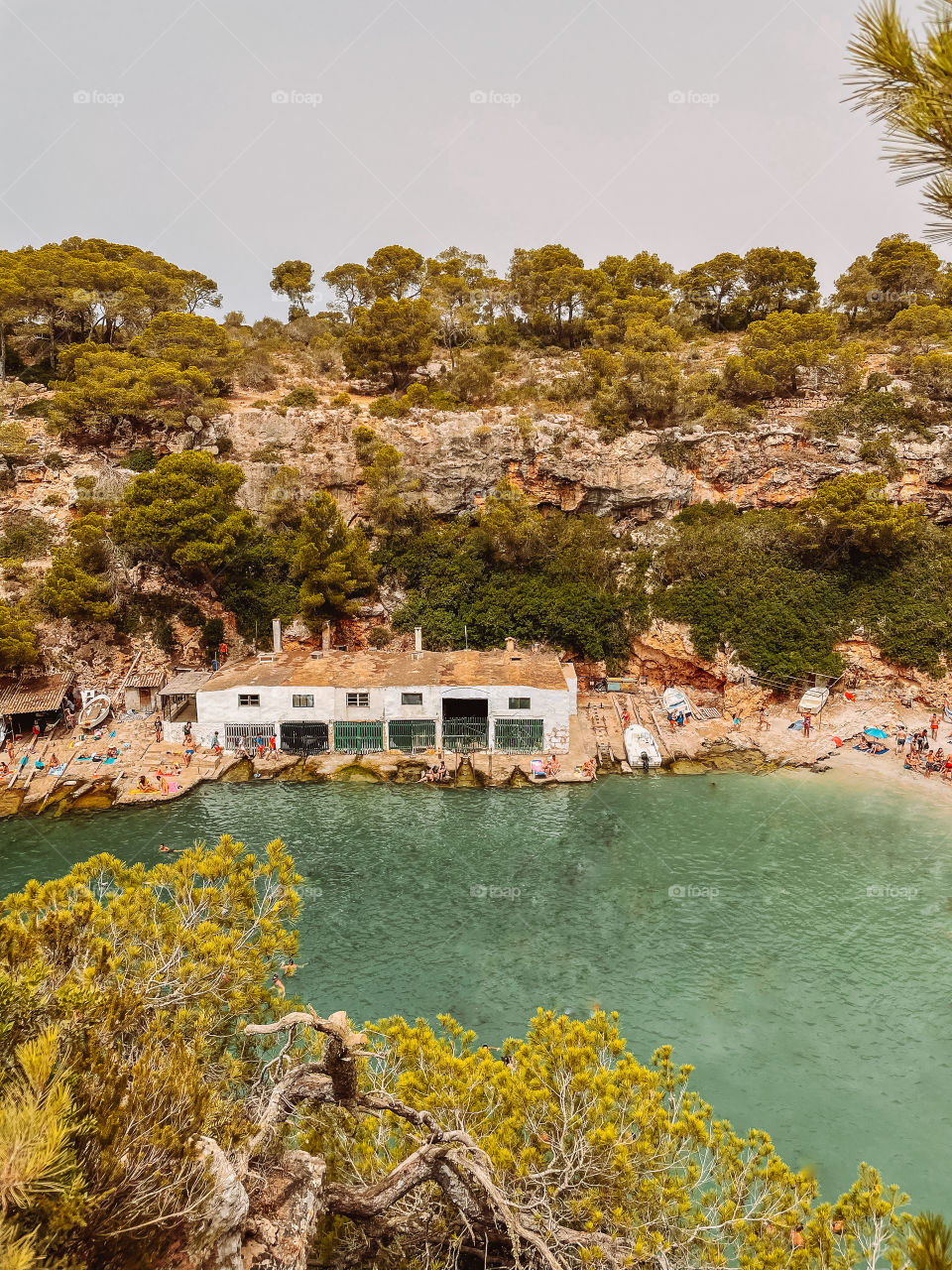 Mediterranean house by the water