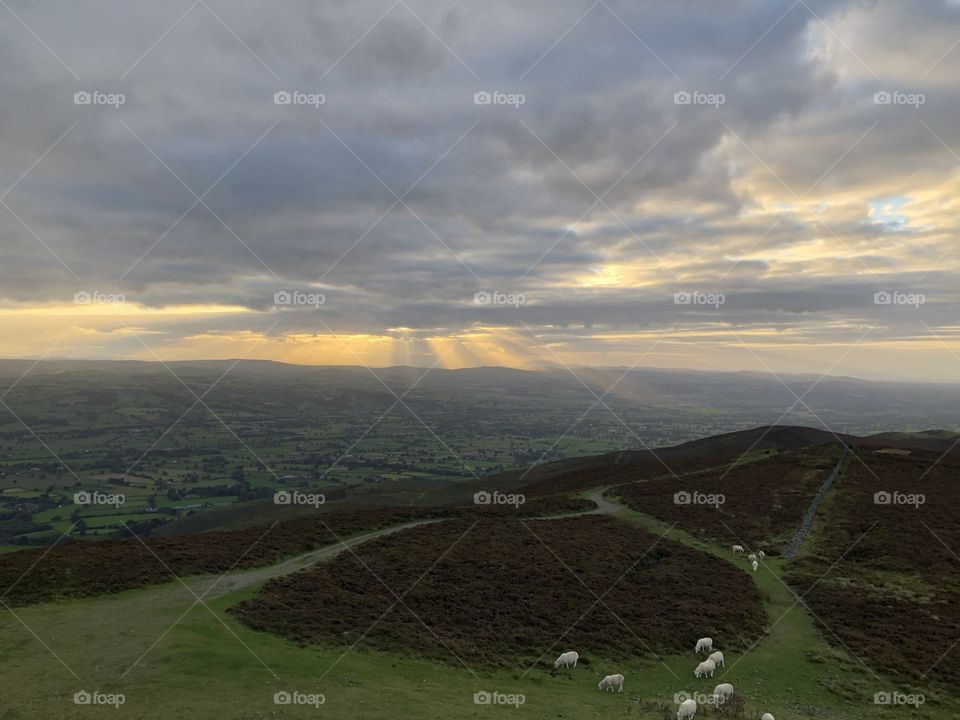 View Moel Famau
