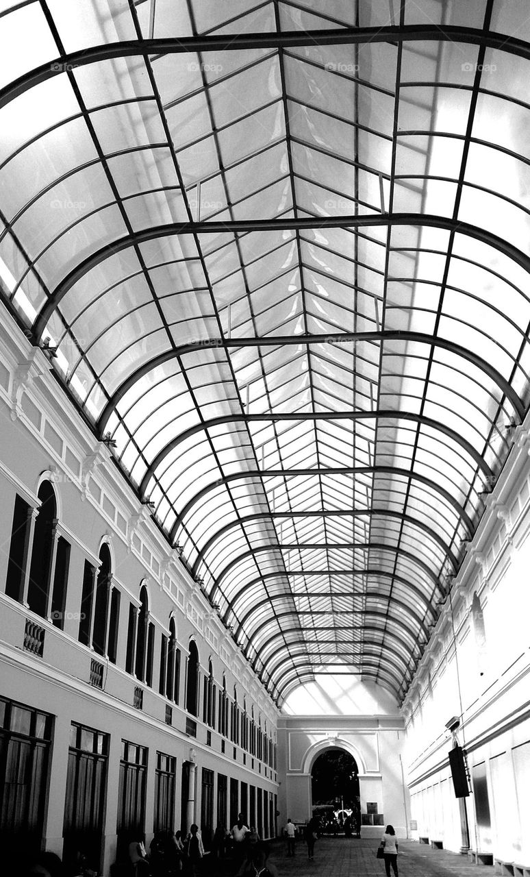 arquitectura en blanco y negro