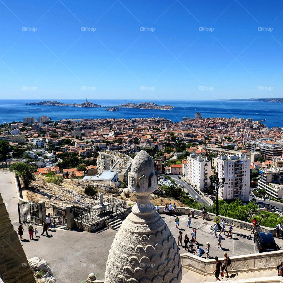 View from Cathedral Notre Dame de la Garde