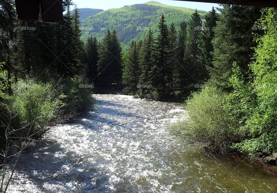 gore creek in vail, colorado