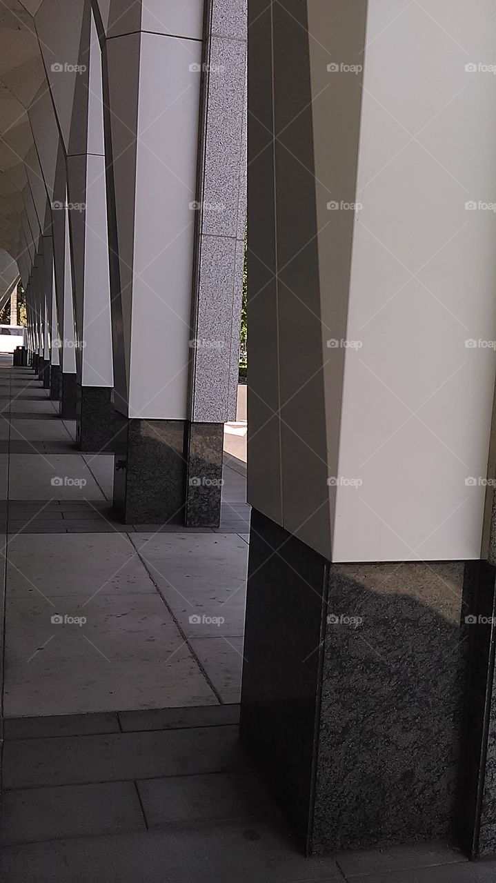 Columns of strength. I was out for a bike ride I had to turn around my eye caught this