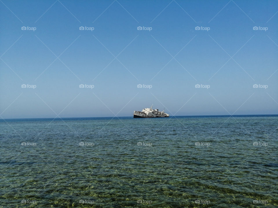 The Shoaiba Beach shipwreck, Red Sea, Saudi Arabia