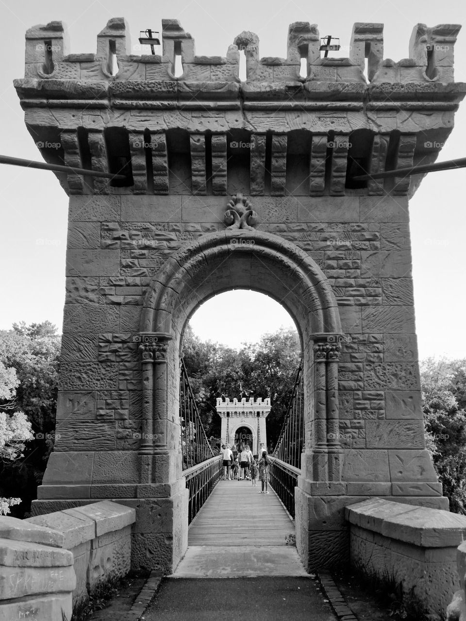 suspension bridge architecture