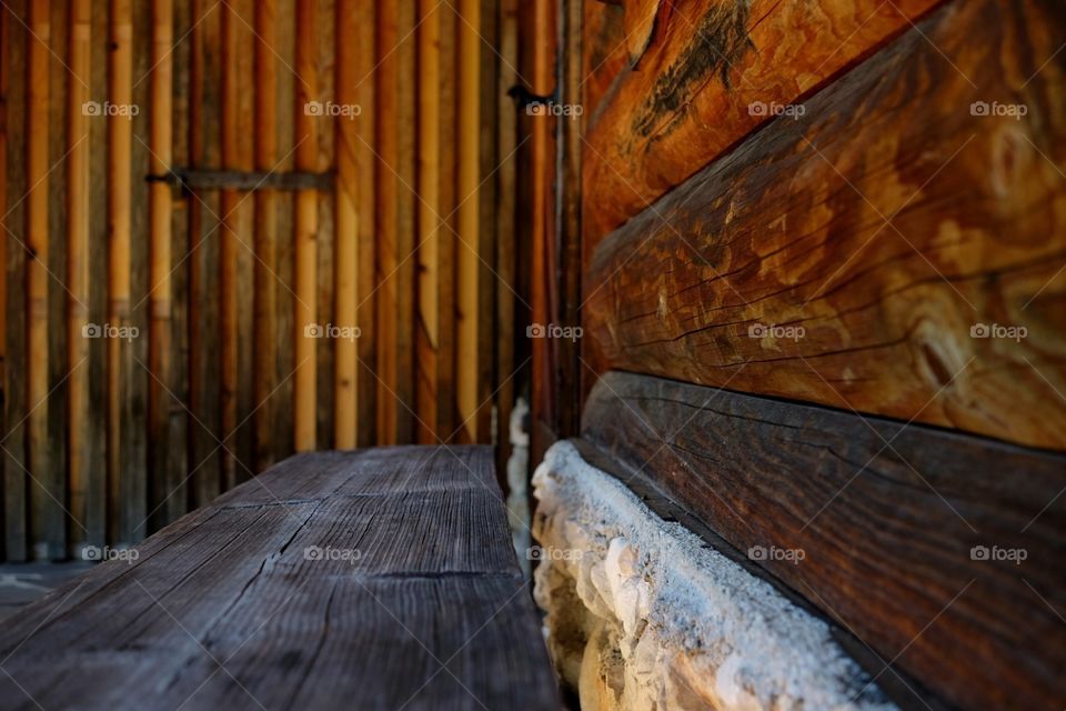 A rustic chalet during a hike...