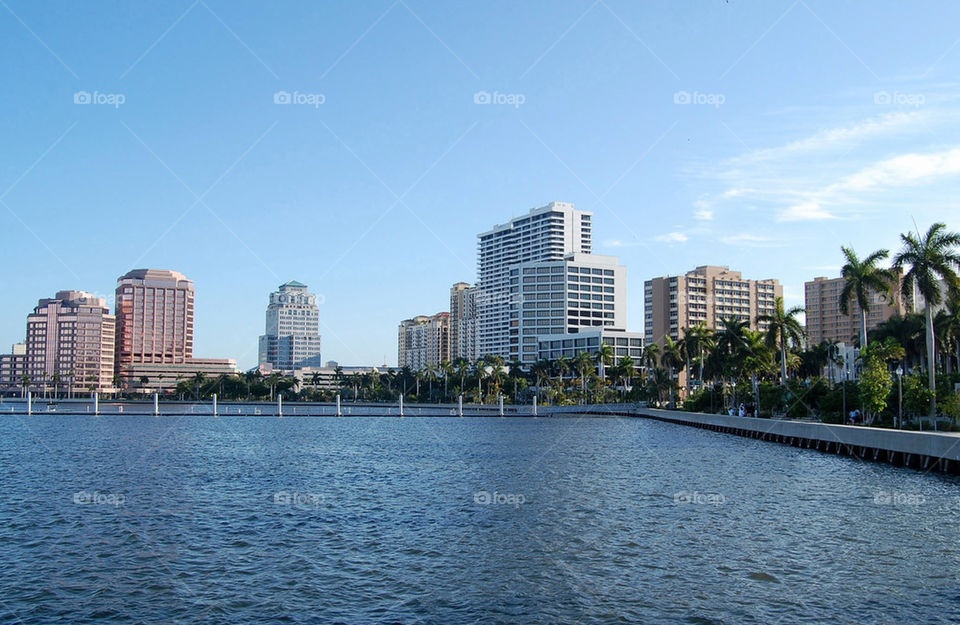 Business buildings downtown