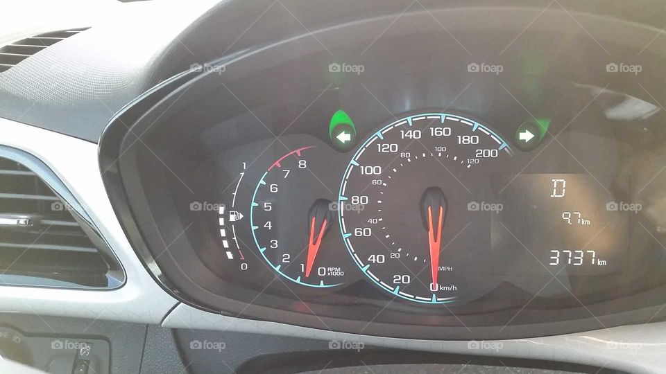 Dashboard Speedometer Odometer