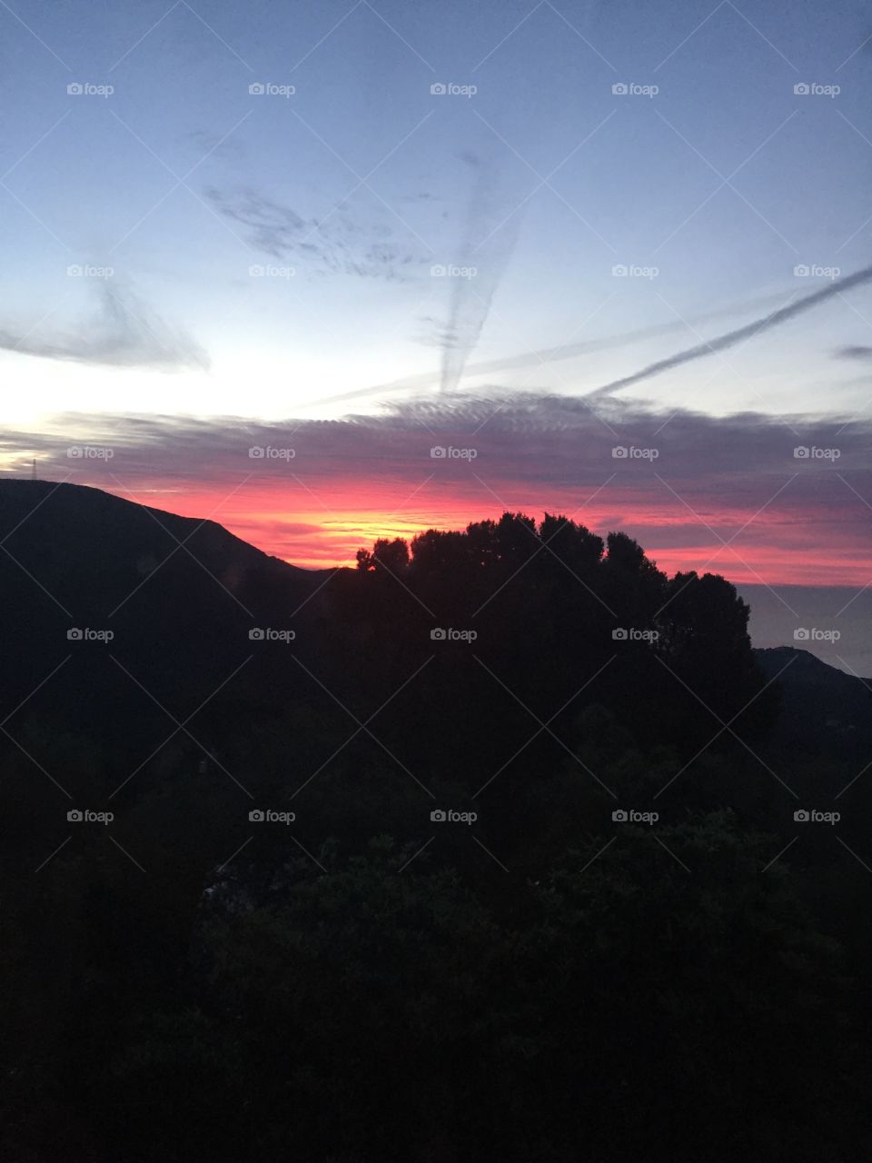 Landscape, Mountain, Sky, Sunset, Volcano