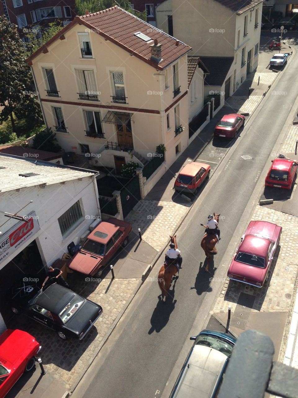 Police montée parisienne
