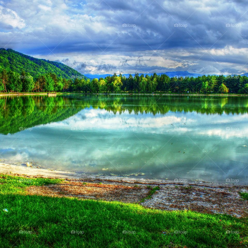 Landscape at the lake
