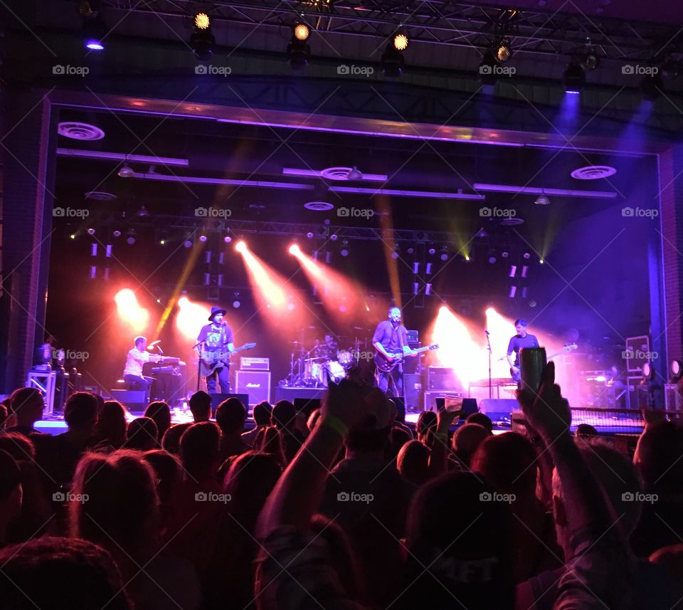 The crowd rocking to Alert The Medic at the New Glasgow Riverfront Jubilee