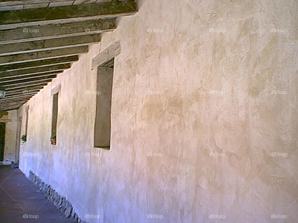 Carmel Mission wall 