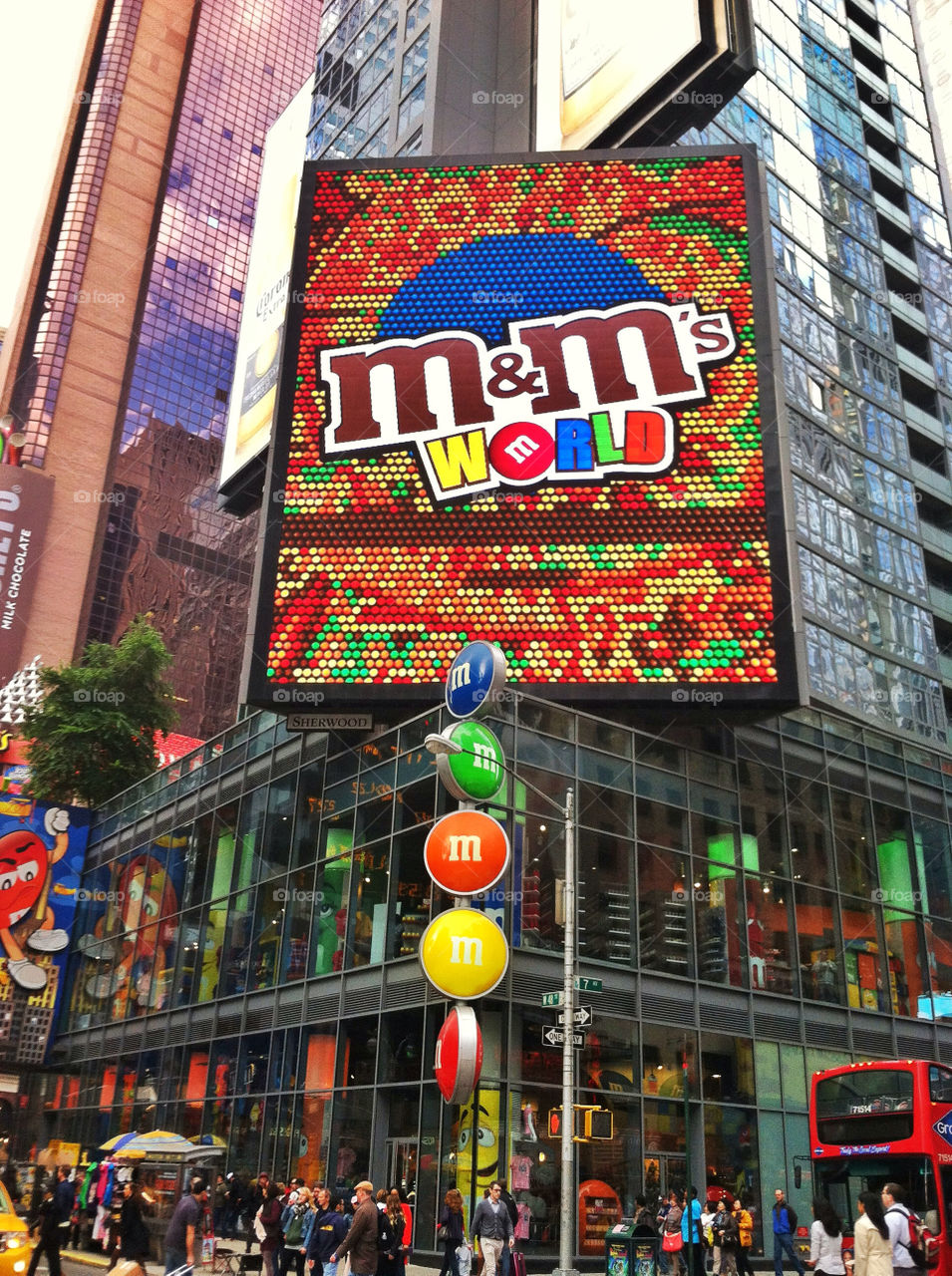 square lights colorful time by delvec