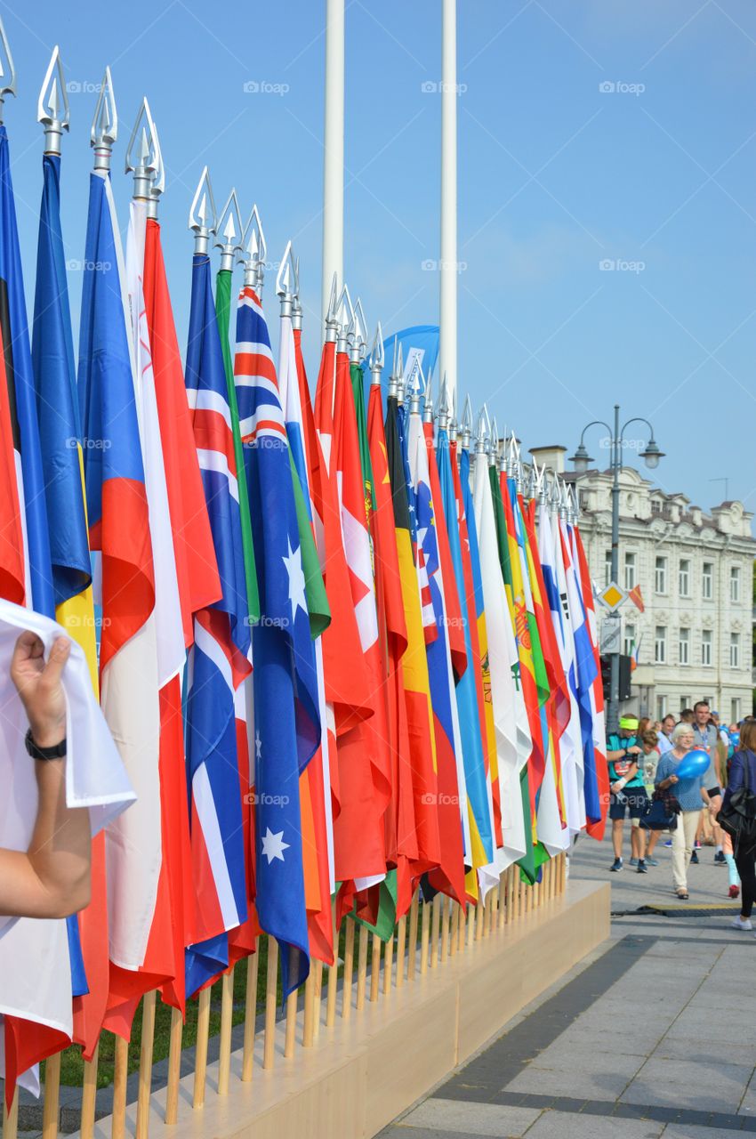 Many flags