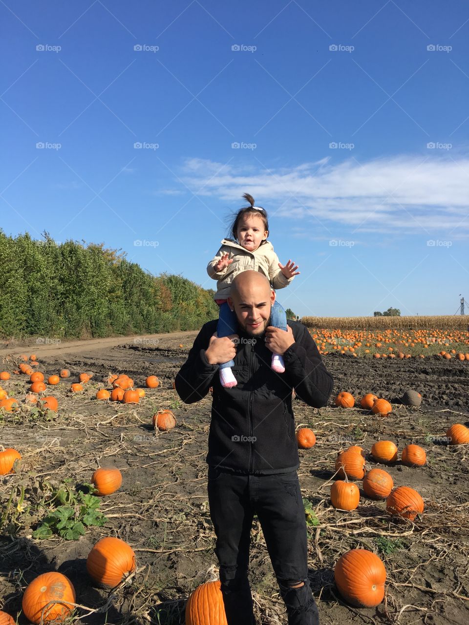 Pumpkin patch father daughter fun! When the sunshine doesn't shine, I still have you.