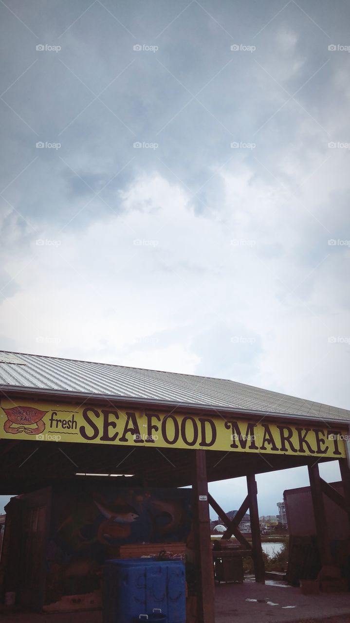 Seafood market!
