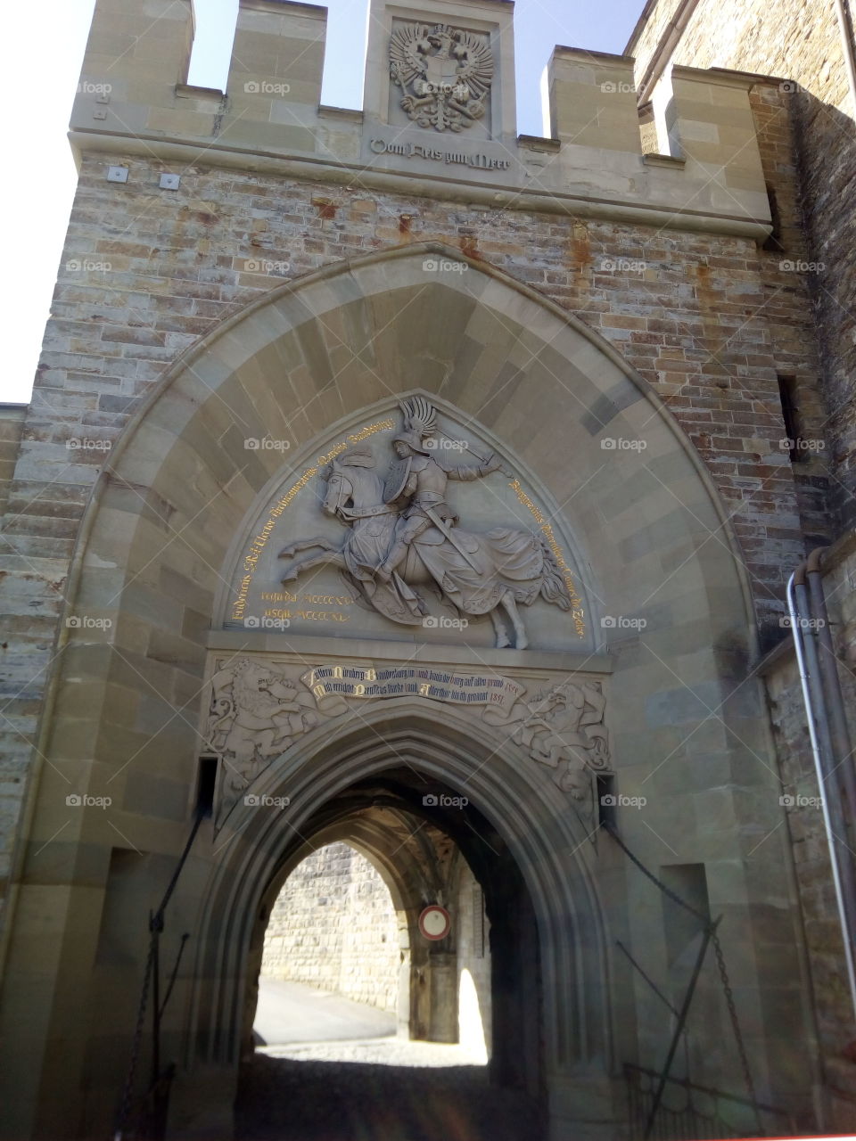 Old castle on the mountain