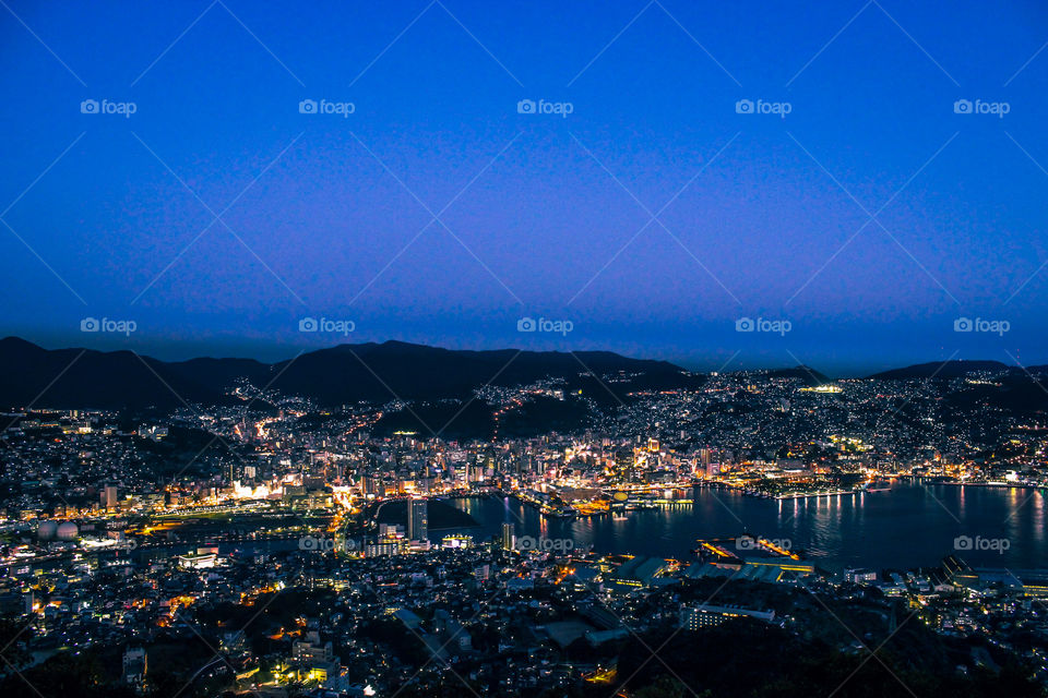 Nagasaki Skyline at Night
