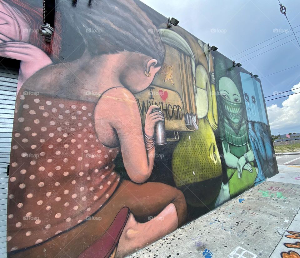 Arte urbano, grafitos, pintura, calle