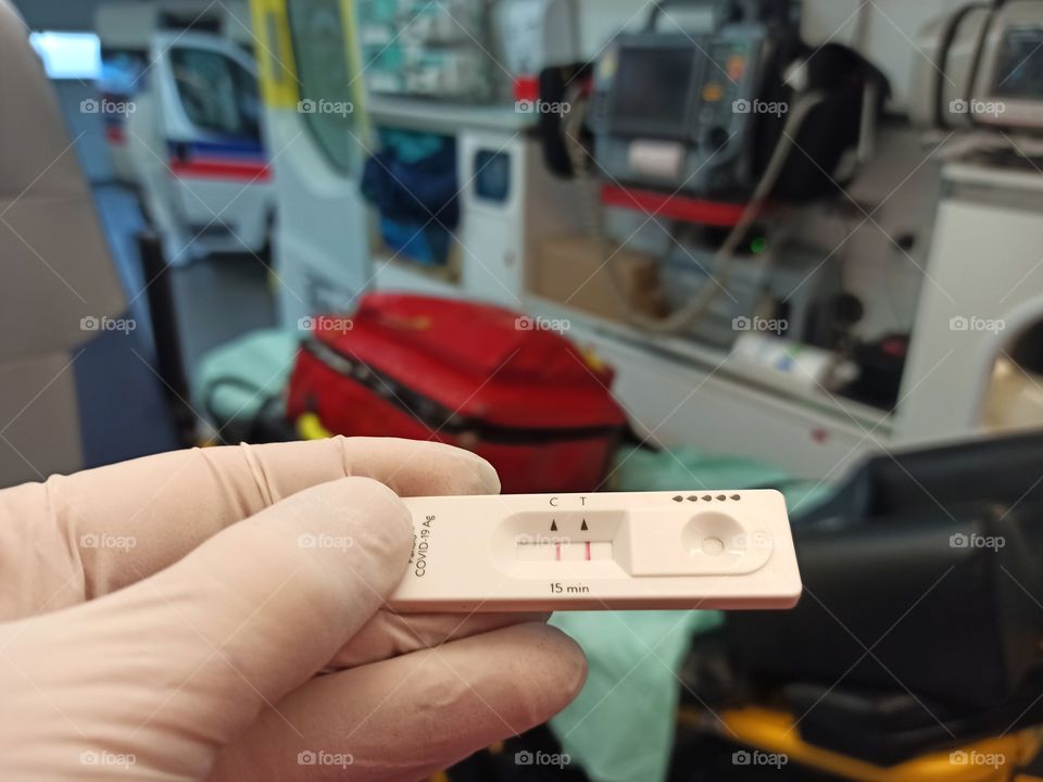 Positive test for Covid