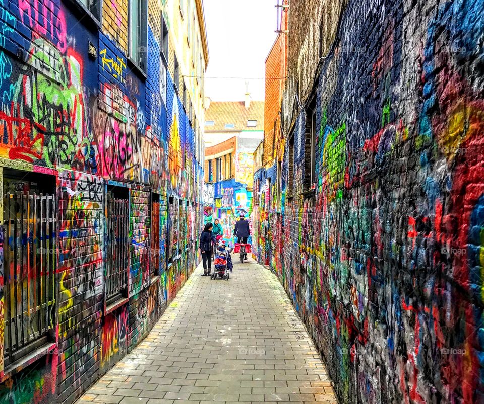 Graffiti Alley - Ghent, Belgium
