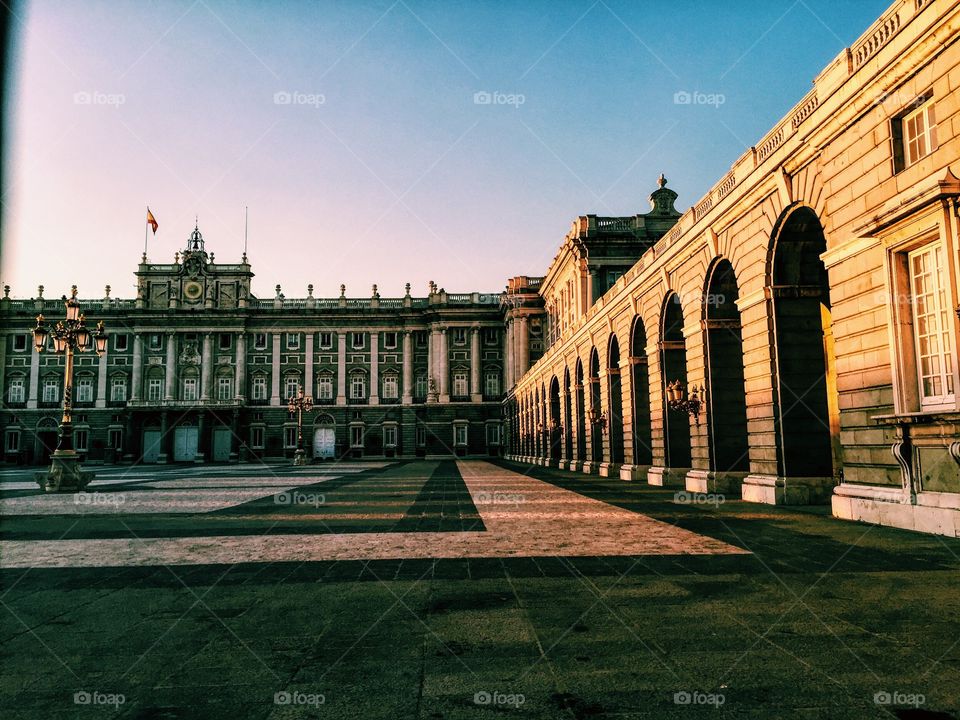 The castle in Madrid 