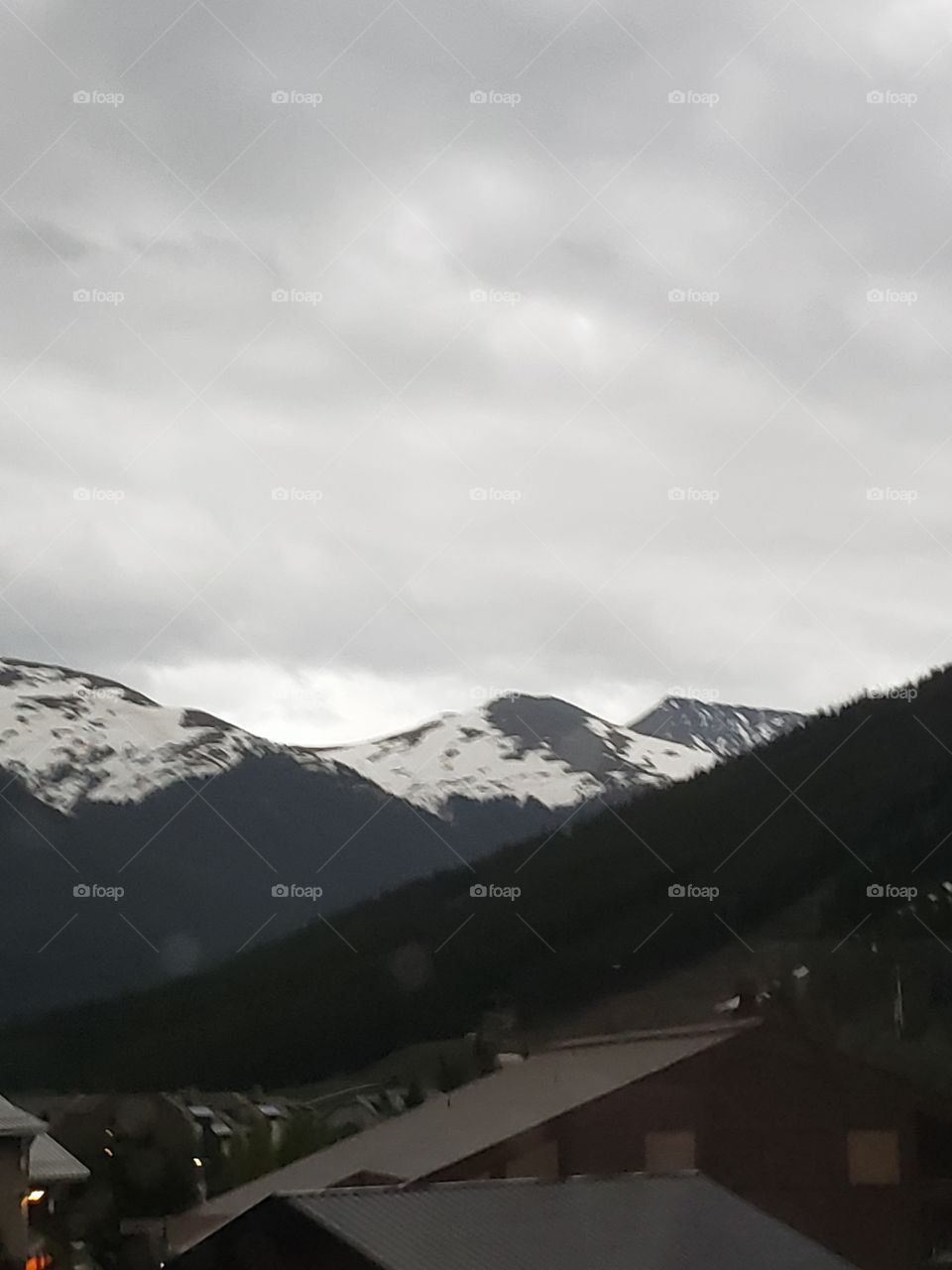 Mountain snow