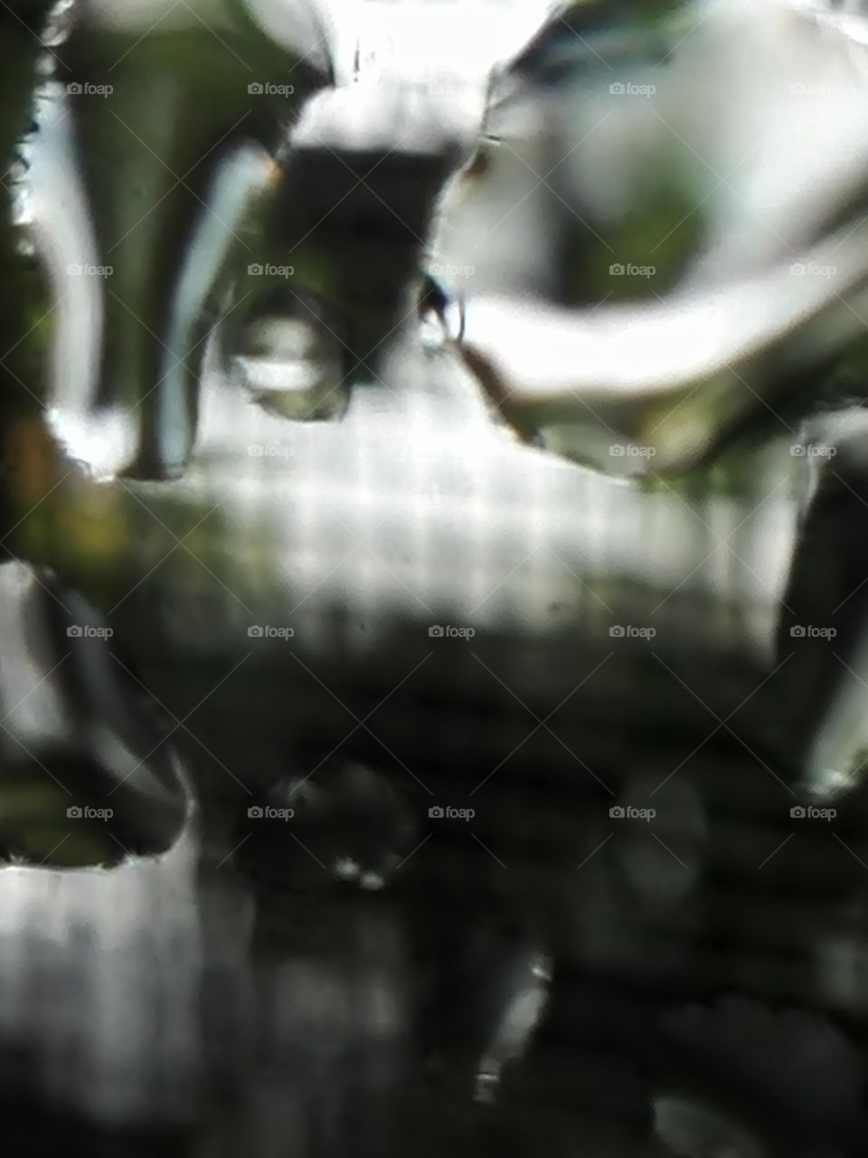 Waterdrops on the window