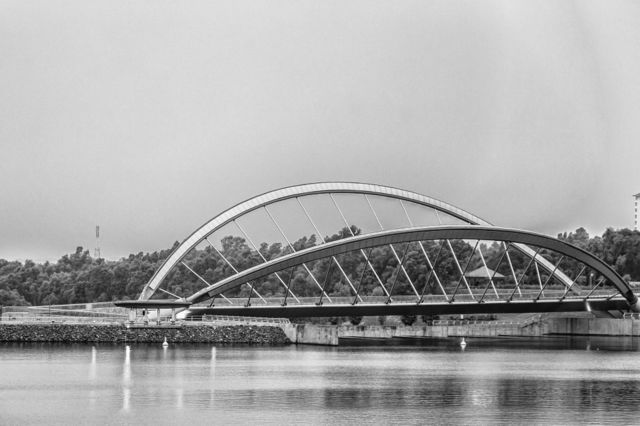 Bridge over on river