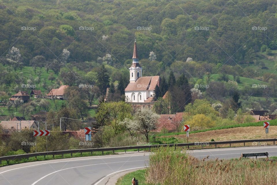 Crit, fortified church, Transylvania, Romania