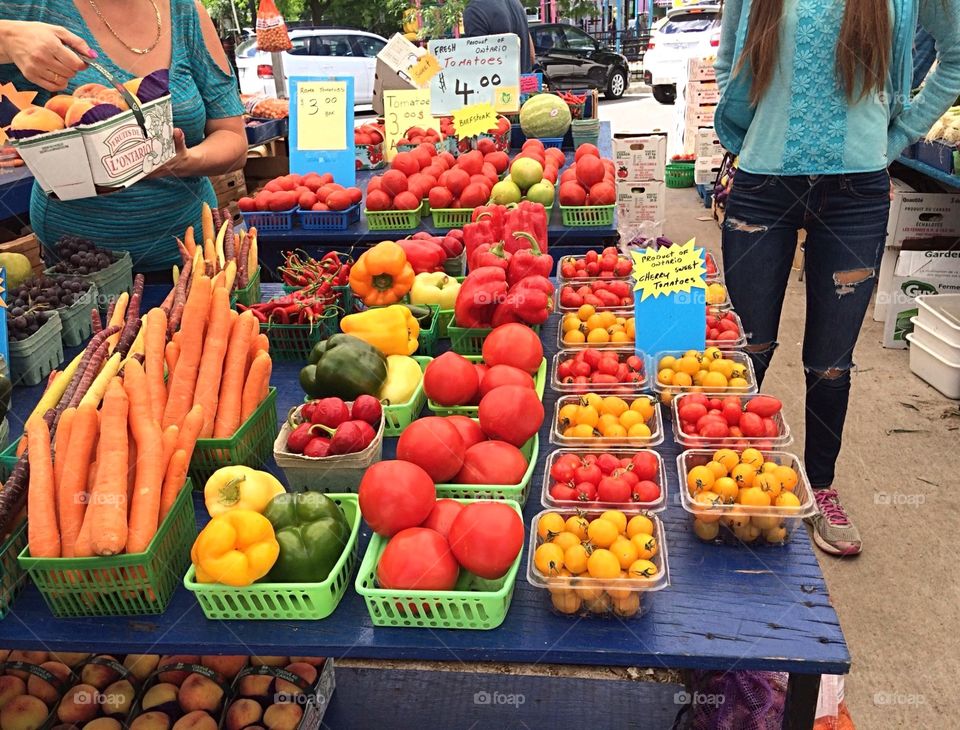 Market vegetables 
