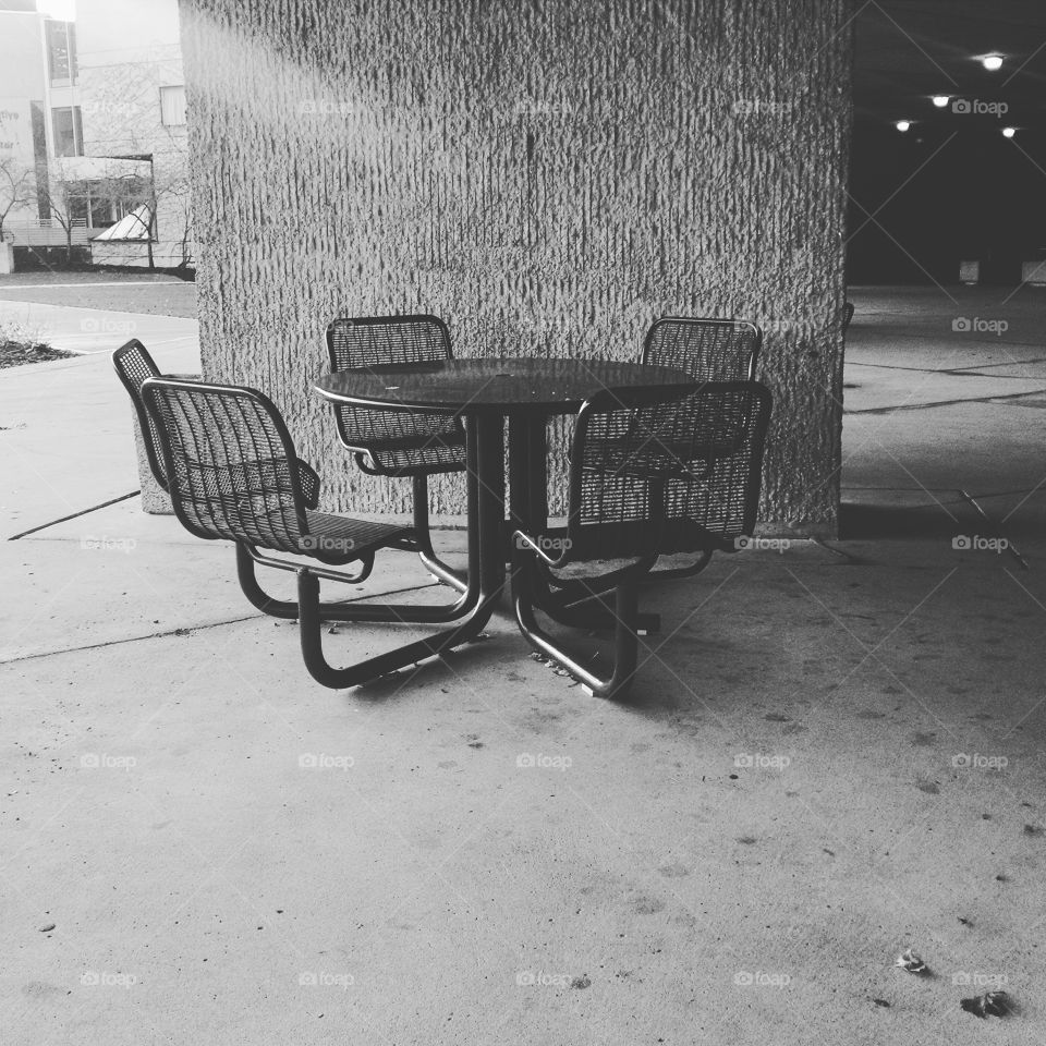 Seat, Chair, Bench, Street, No Person