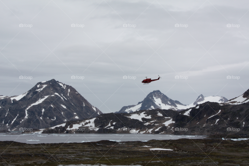 desolate helicopter greenland arctic by ntiffin72