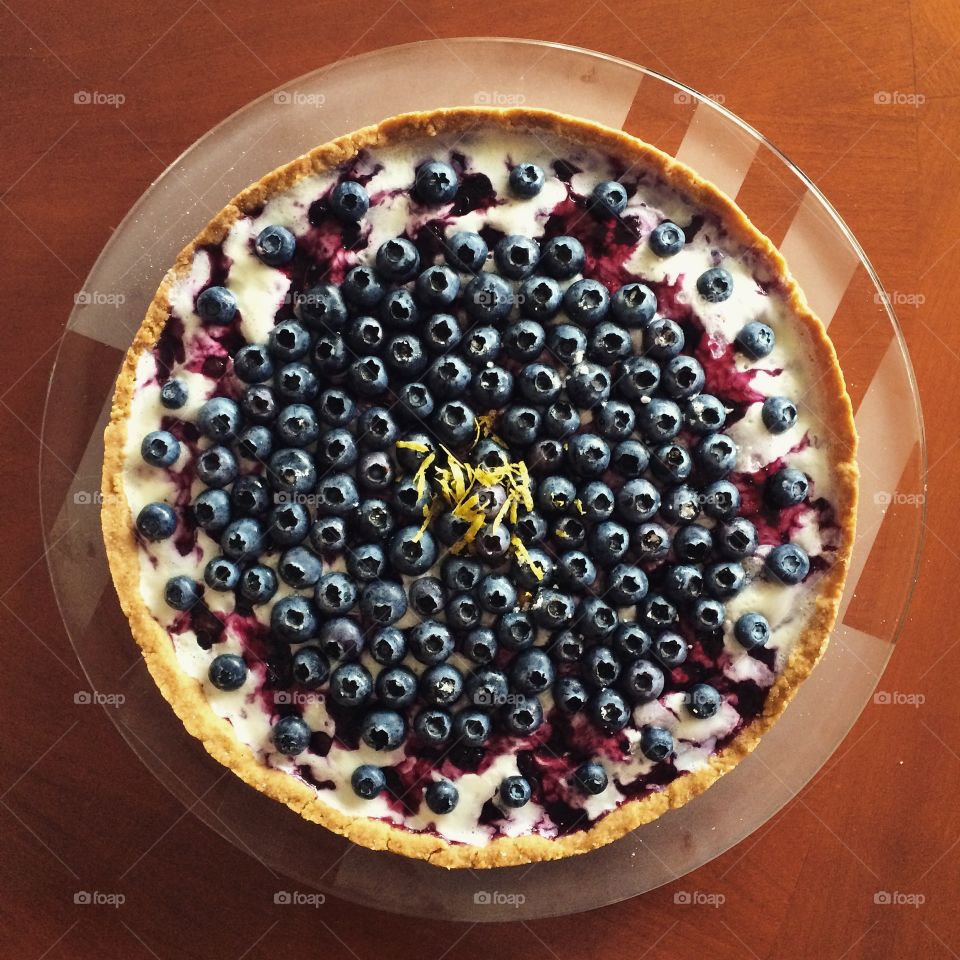 Blueberry tart