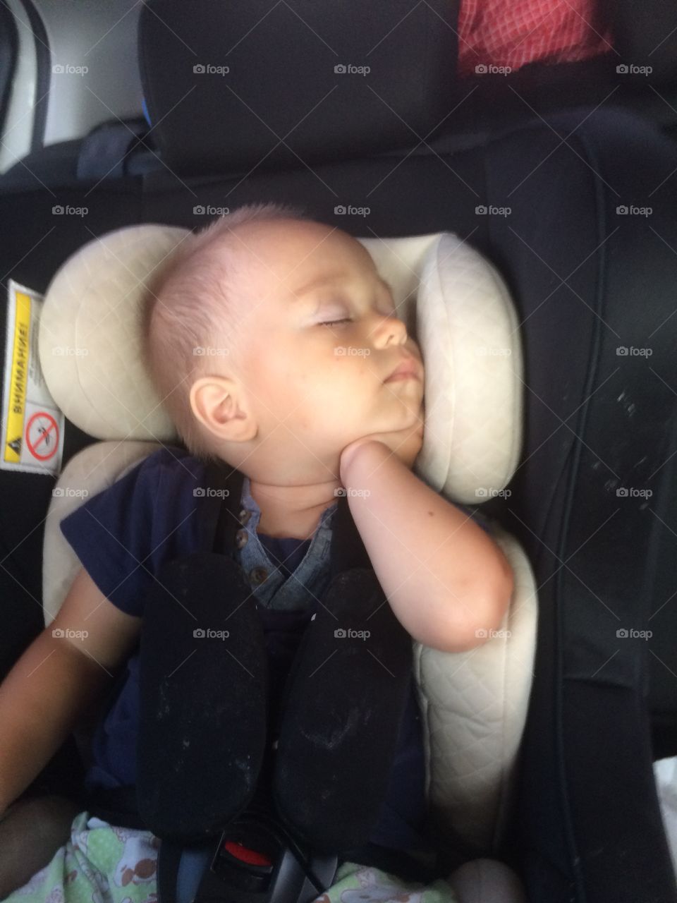 When you’re tired...little kid sleep in car...