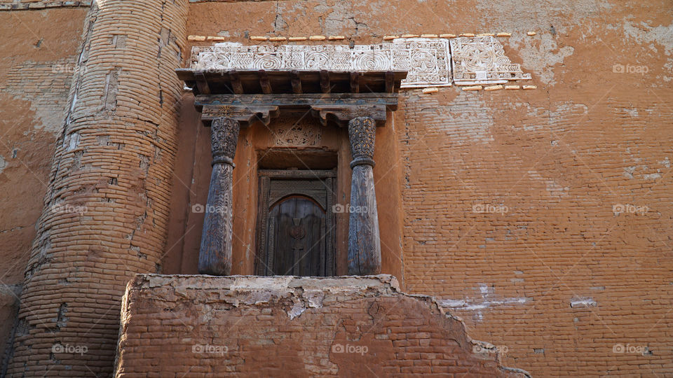 Shed-batu. The city is made of clay.