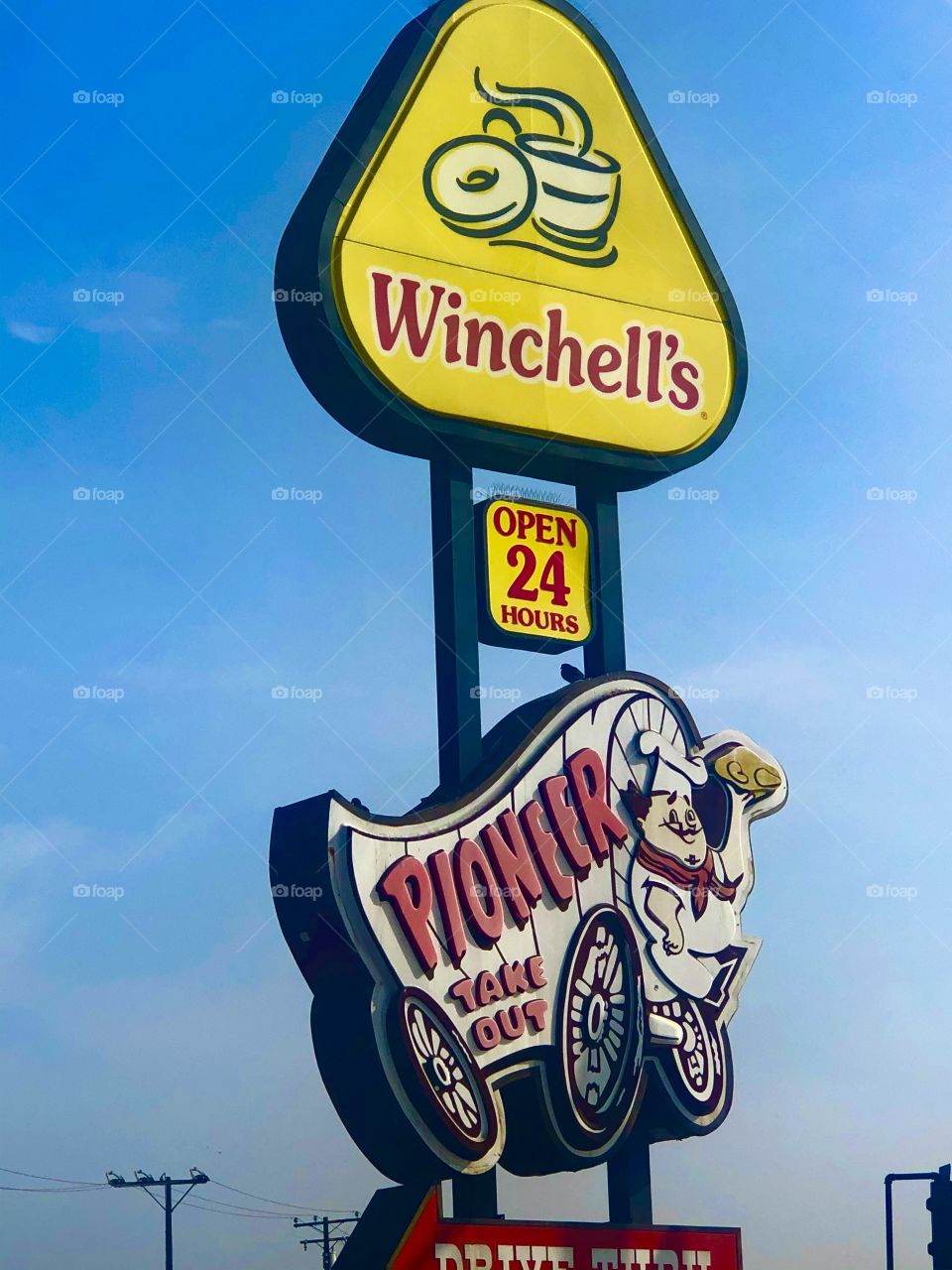 Iconic Signs Winchell’s & Pioneer Chicken