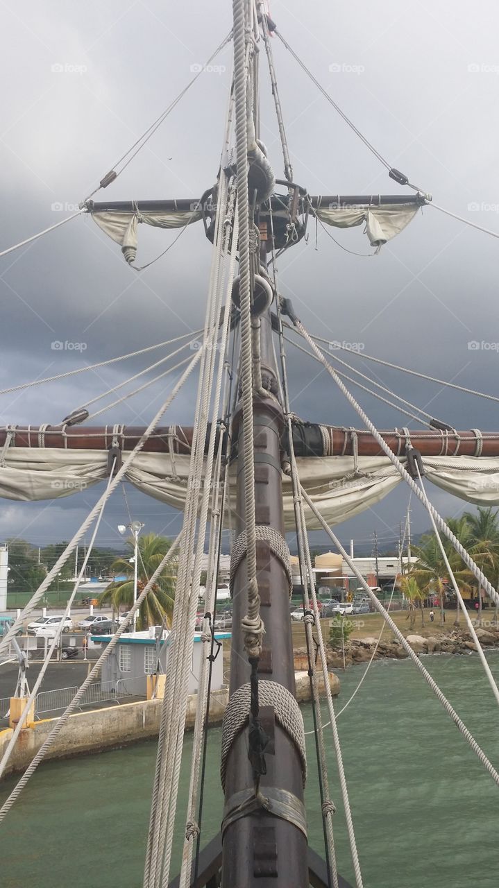 Rope, Sailboat, Ship, Sail, Nautical
