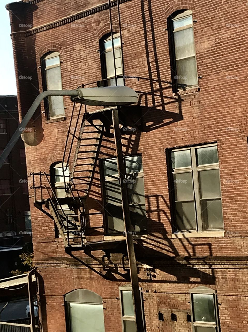 Kansas City, Missouri! Old Fire Escape!